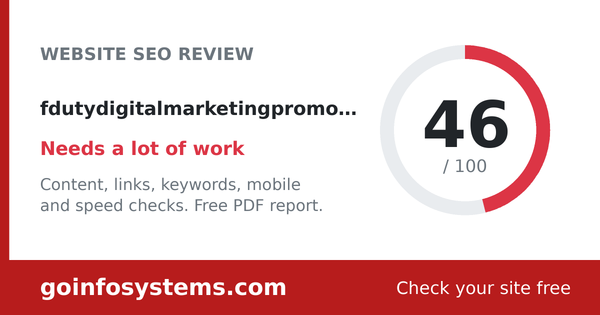 fdutydigitalmarketingpromotion.shop - The score is 46/100