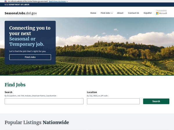 seasonaljobs.dol.gov